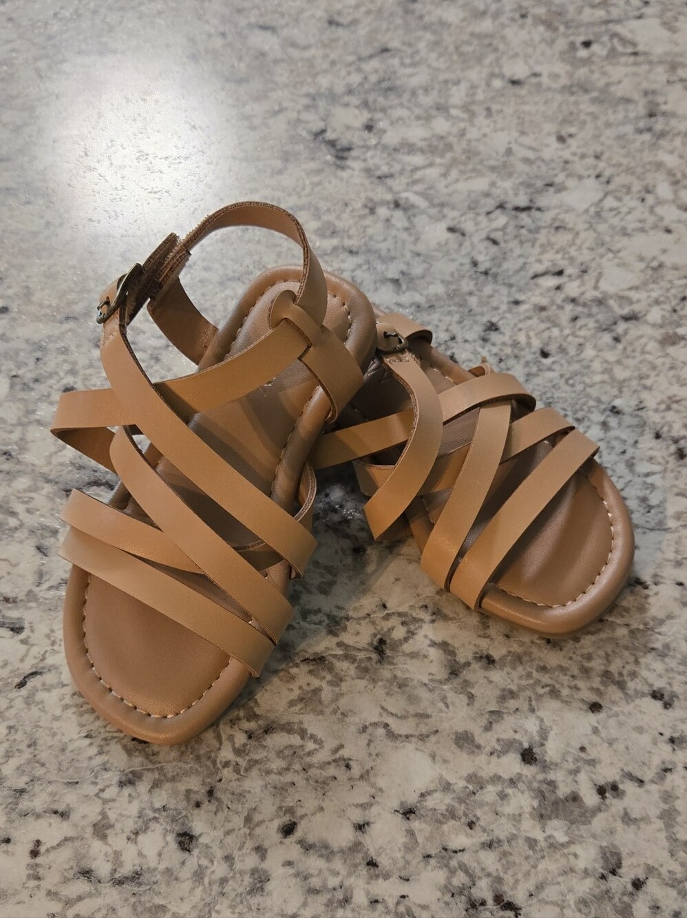 Old Navy Tan Strappy Kids Sandals